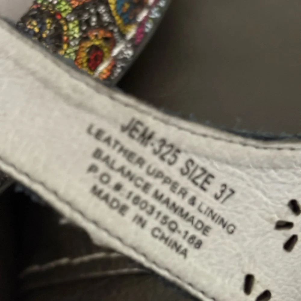 Alegria Women’s Mary Jane Style Multicolor Patterned Shoes - Picture 15 of 15